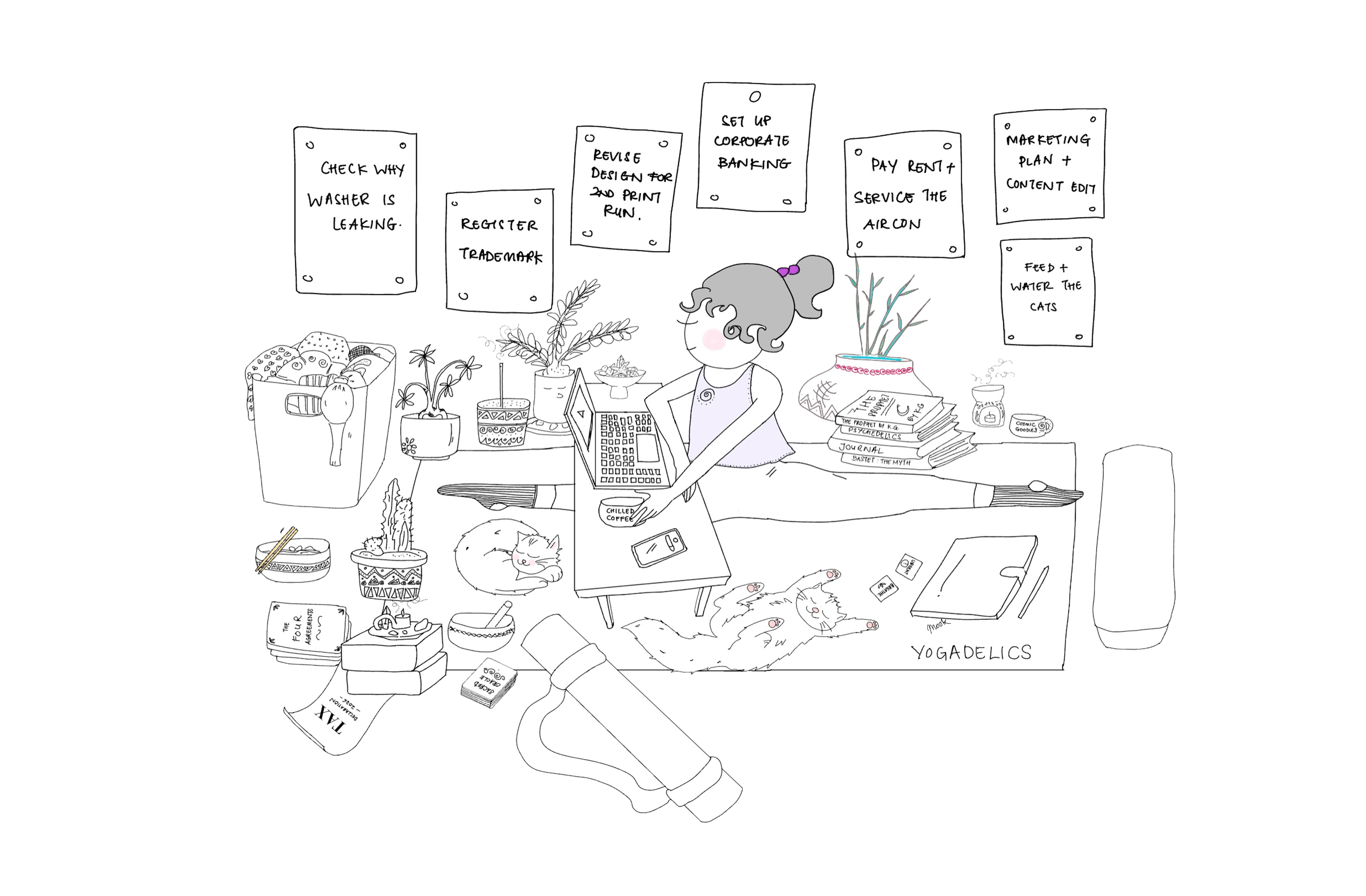 Yogadelics illustration 3